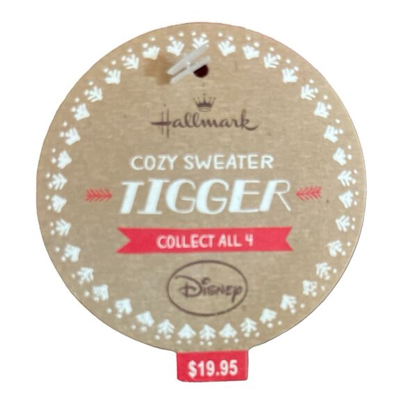 Hallmark Disney Cozy Sweater Tigger Plush 9" Winnie The Pooh Stuffed Animal Toy - Picture 6 of 7